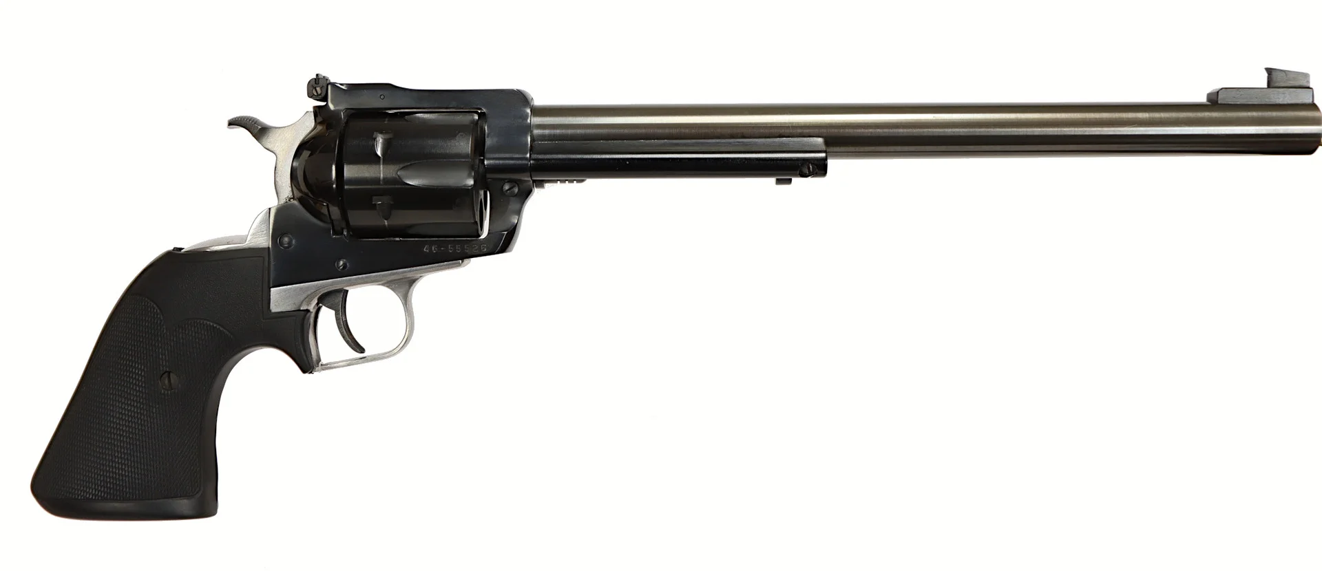 REVOLVER, fabrikat Ruger, modell New Model Blackhawk, kaliber .45 Colt, tillv.nr 46-55526. — Revolvers — Walter Borg