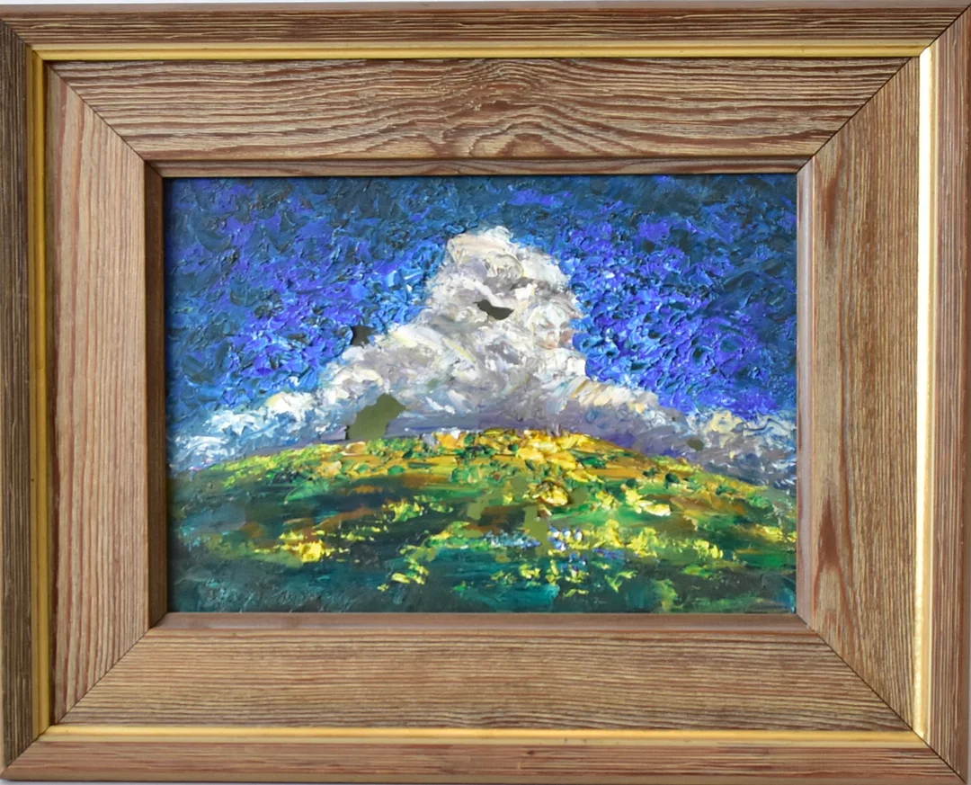 JOHNNY OPPENHEIMER. oljemålning på duk, Oväder. — Paintings — Halmstads Auktionskammare