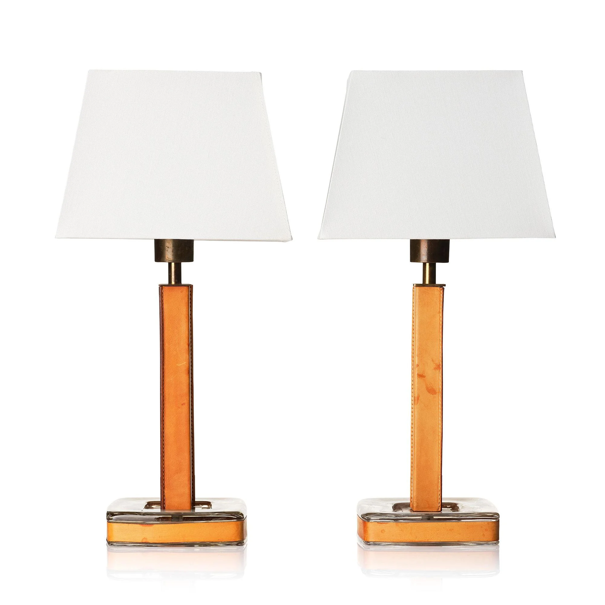 Uno Westerberg, bordslampor 1 par, modell "15773", Arvid Böhlmarks Lampfabrik, 1960-tal. — Bukowskis