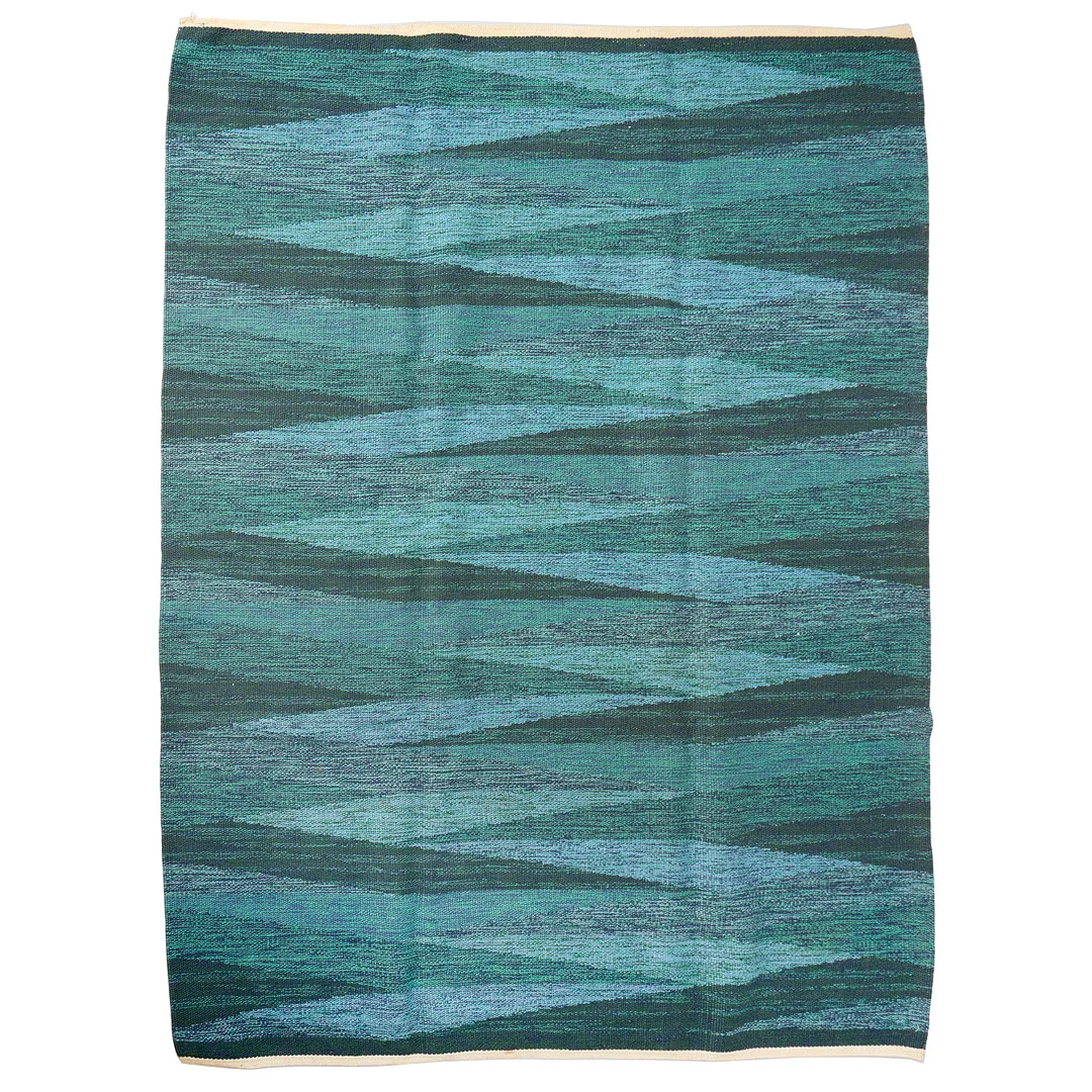 ELSA GULLBERG. Tillskriven. Matta. — European Carpets & Textiles — Uppsala Auktionskammare