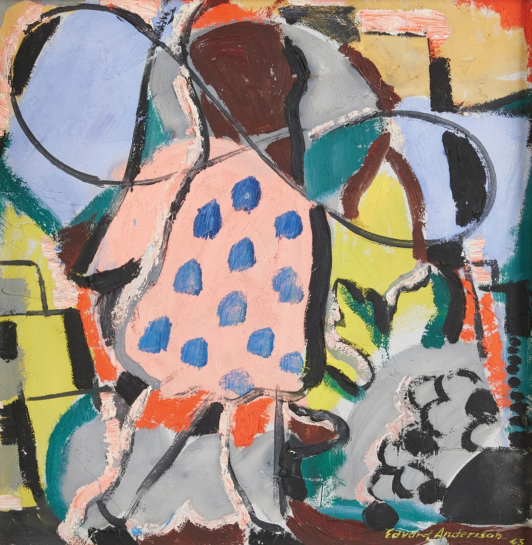 EDVARD ANDERSSON. Utan titel. — Paintings — Stockholms Auktionsverk Magasin 5