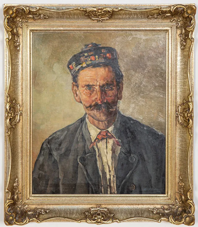 Unbekannter Künstler, Gemälde, Männliches Portrait.