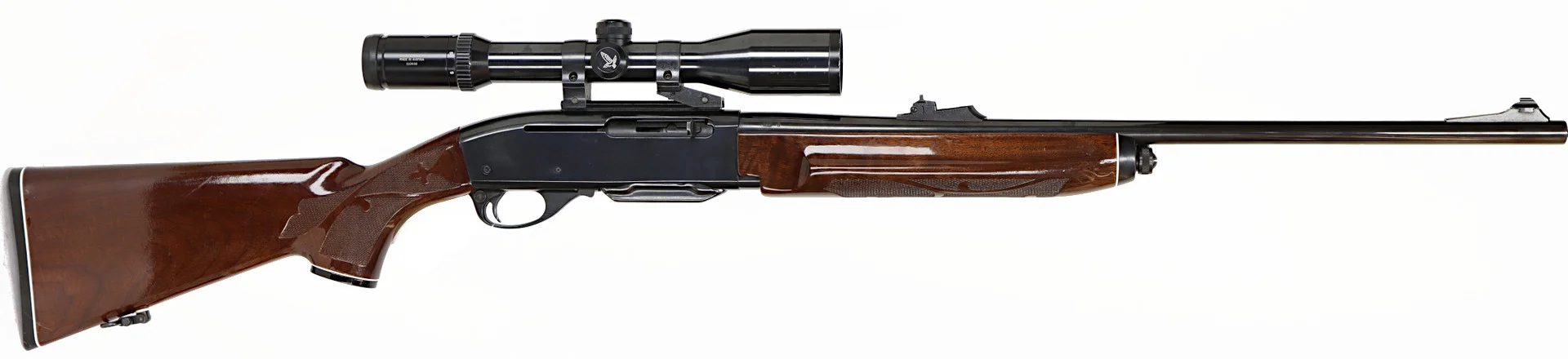354. KULGEVÄR, amerikansk, Halvautomatisk, fabrikat Remington, modell 7400, kaliber .30-06, tillv.nr 8524543, se-nr SE0091325. — Rifles — Walter Borg