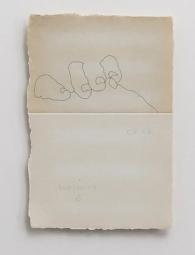 EDUARDO CHILLIDA. “Esku XXXIV”.