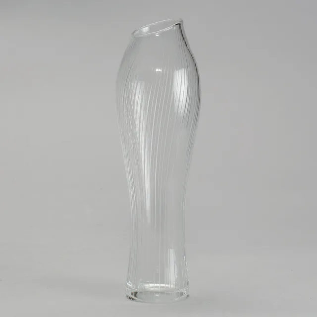 TAPIO WIRKKALA. Vas, glas, "Fölben", signerad Tapio Wirkkala, Iittala.