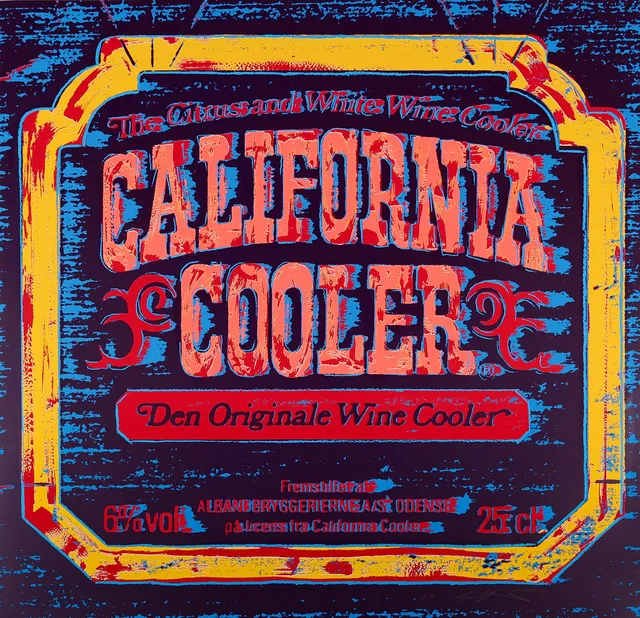 RUPERT JASEN SMITH (1953-88). Serigrafi 'California Cooler', nummereret 1/10 og signeret i bly.