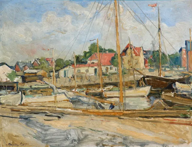 Mogens Gad. Havneparti