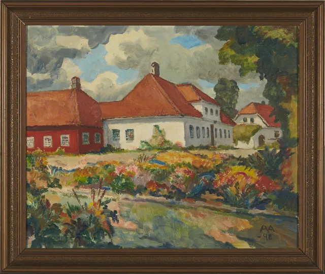 Aamodt, Asbjørn — Kommandantboligen, Fredriksvern, 1948