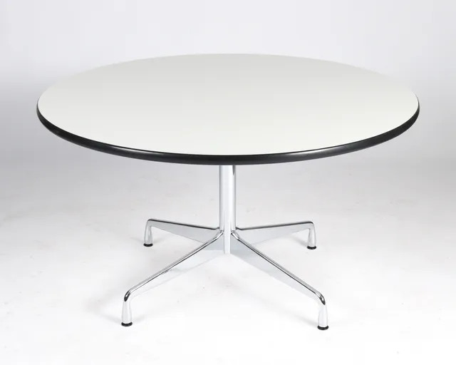 Charles Eames for Vitra. Round dining table, white, Ø 130 cm
