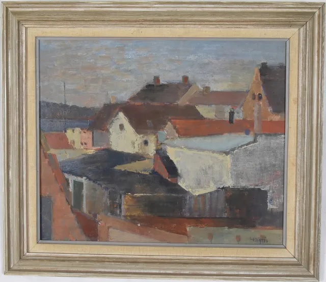 LEONARD DIGRIS. Olja på duk.