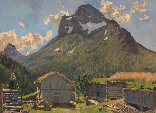 Normann, Adelsteen — Ved Romsdalshorn