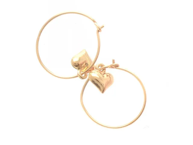 Örhängen 18K 0,3g Ø19mm
