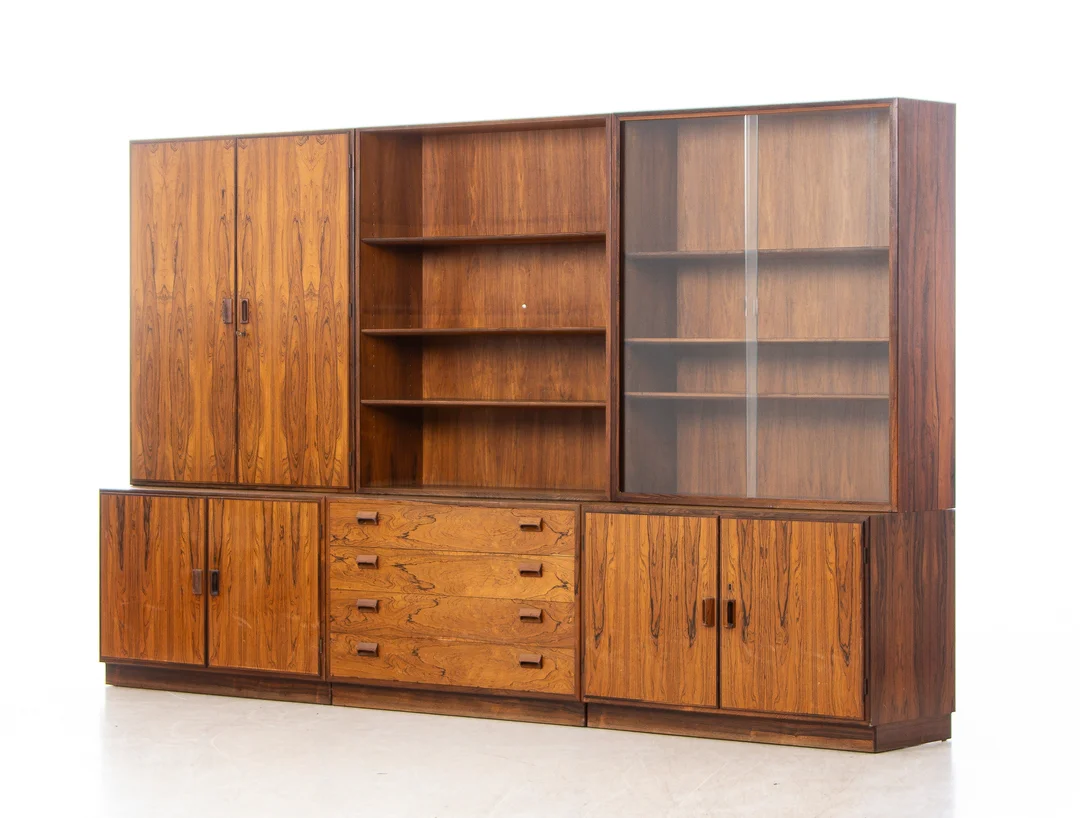 Børge Mogensen. Shelving system made of rosewood (6) — Furniture/Shelving — Lauritz