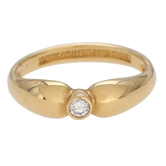 TIFFANY & CO. ELSA PERETTI. Solitaire ring.
