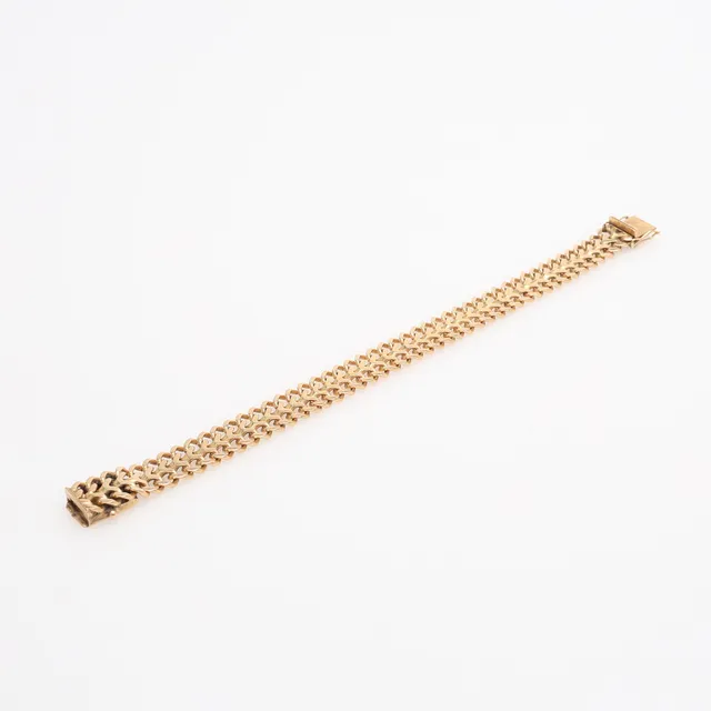 ARMBAND, 18K GULD, RÄVSVANS, Ca. 35,4 g.