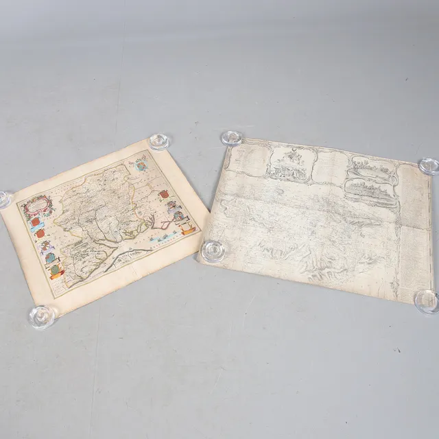 JOAN BLAEU. Hantonia sive Southantonensis comitatus vulgo Hant-shire, c. 1648 or later.