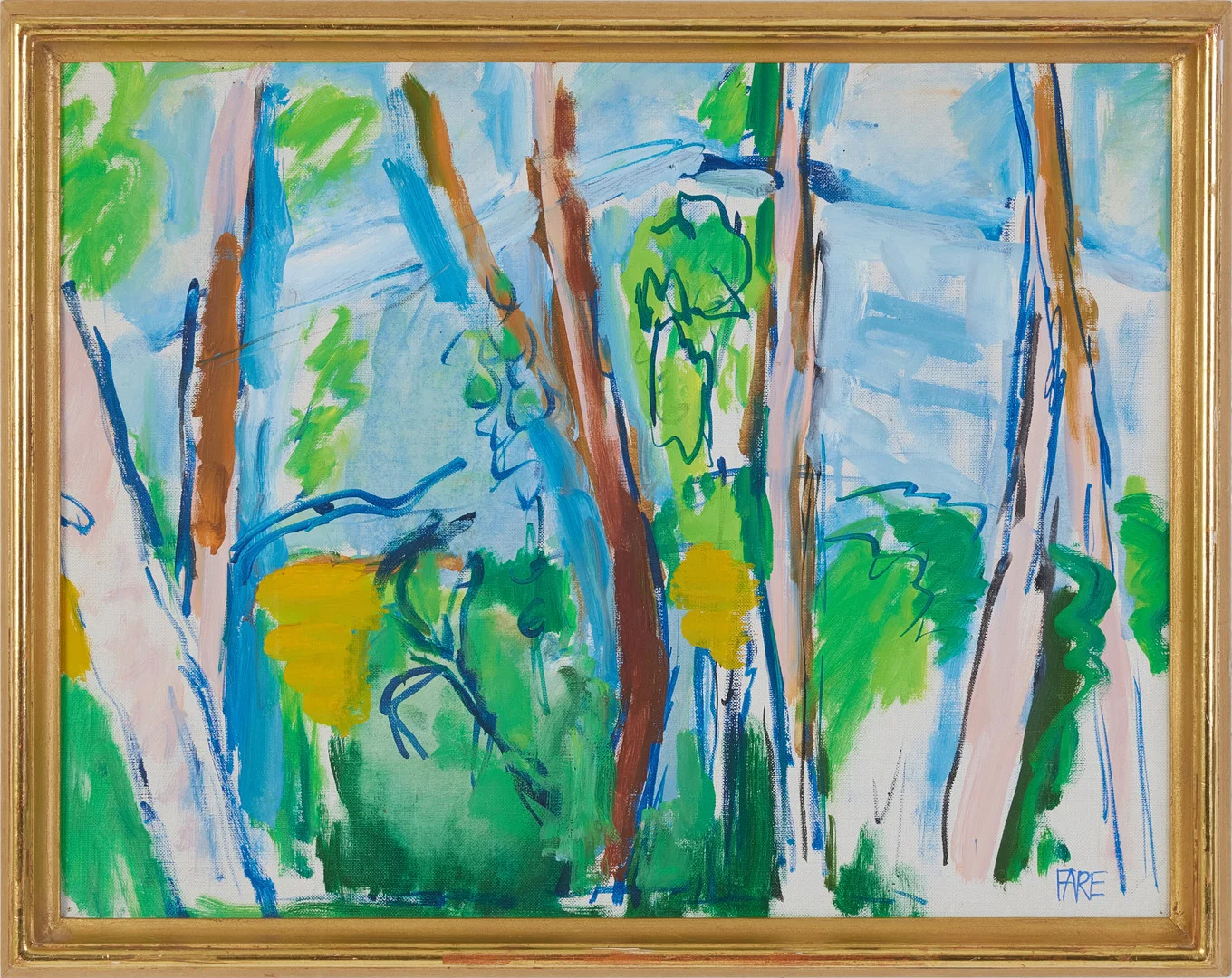 LEOPOLD FARE (1926-1996). Landskap, signerad Fare, olja på duk. — Paintings — Stockholms Auktionsverk Magasin 5