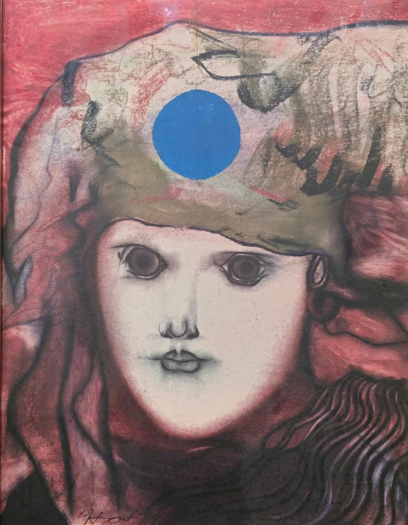 MODEST CUIXART. ROSTRO. LITOGRAFÍA SOBRE PAPEL A COLOR FIRMADA EN PLANCHA. — Engravings & Prints — Barcelona Auctions
