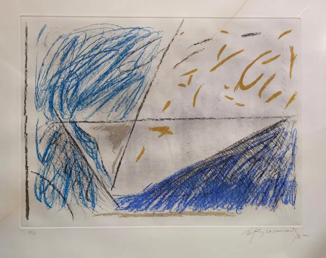 ALBERT RAFOLS-CASAMADA. LITOGRAFIA. FIRMADA Y JUSTIFICADA A LÁPIZ.
