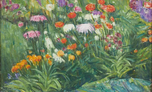 KARL NORDSTRÖM. Trädgårdsblommor.