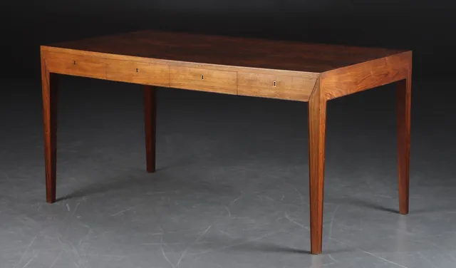 Severin Hansen for Haslev Møbelsnedkeri. Rosewood desk