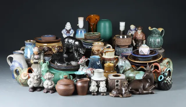 Michael Andersen. Stor samling keramik (ca. 60)