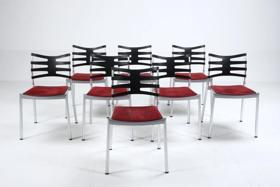 Kasper Salto. Eight chairs, model 'Ice' (8) — Furniture/Chairs — Lauritz