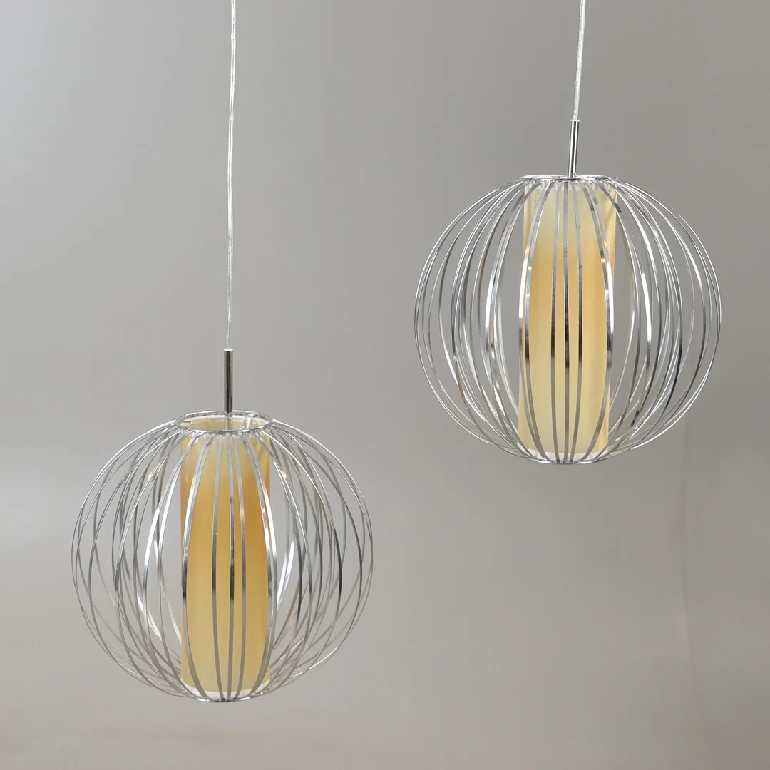 TAKLAMPOR, 1 par, metall, Cottex, 2000-tal. — Ceiling lights — Helsingborgs Auktionskammare