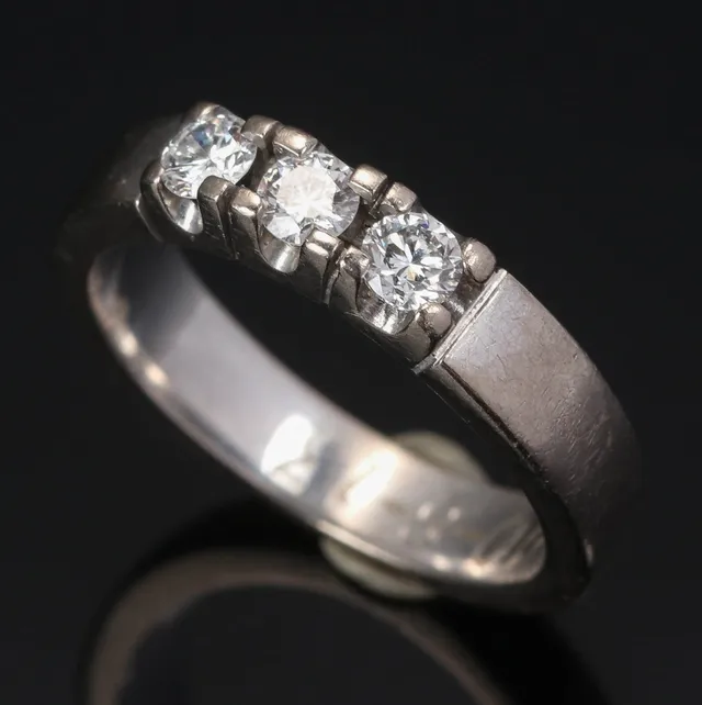 Alliancering af 14 kt hvidguld