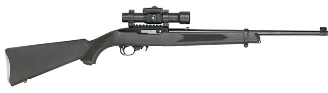 KULGEVÄR, fabrikat Ruger, modell 10/22, kaliber .22lr, tillv.nr 0008-18338, se-nr SE2707933.