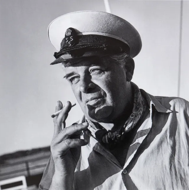 EVERT TAUBE. PER-OLOW ANDERSON (1921-1989). ”Evert Taube Sandhamnsregattan juli 1942”.