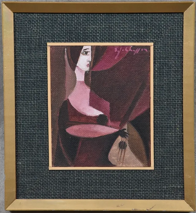 SVEN JOHANSSON. 1911-1986, olja på pannå, signerad.