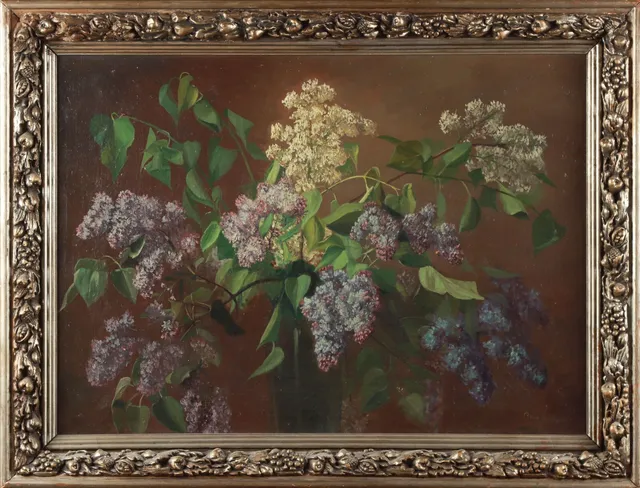 Unknown Artist. Arrangement with lilacs, 20th century.