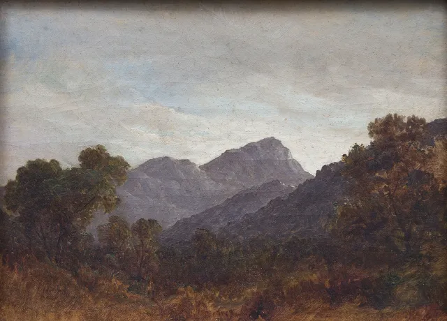 CATALAN SCHOOL, 19TH CENTURY. Landscape.