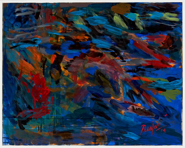 Nesjar, Carl — "Solnedgang" 2014