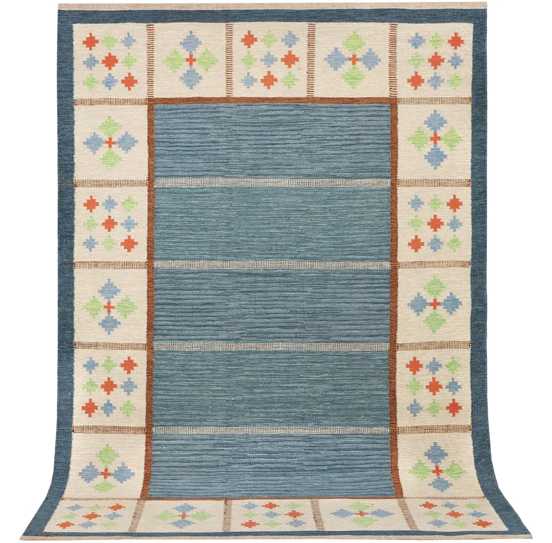 BIRGITTA SÖDERGREN. Matta, röllakan, 241X171 cm. — European Carpets & Textiles — Formstad Auktioner