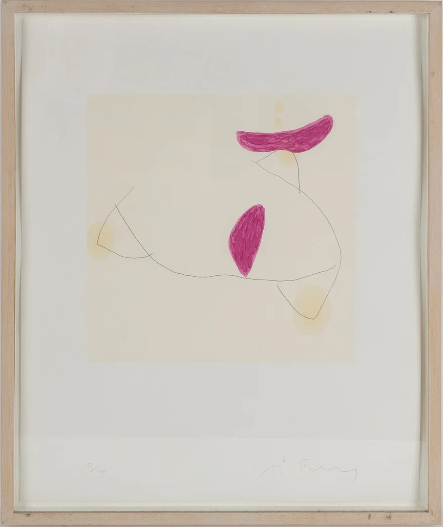 HÅKAN BERG (FÖDD 1958). Komposition, litografi. — Engravings & Prints — Stockholms Auktionsverk Helsingborg