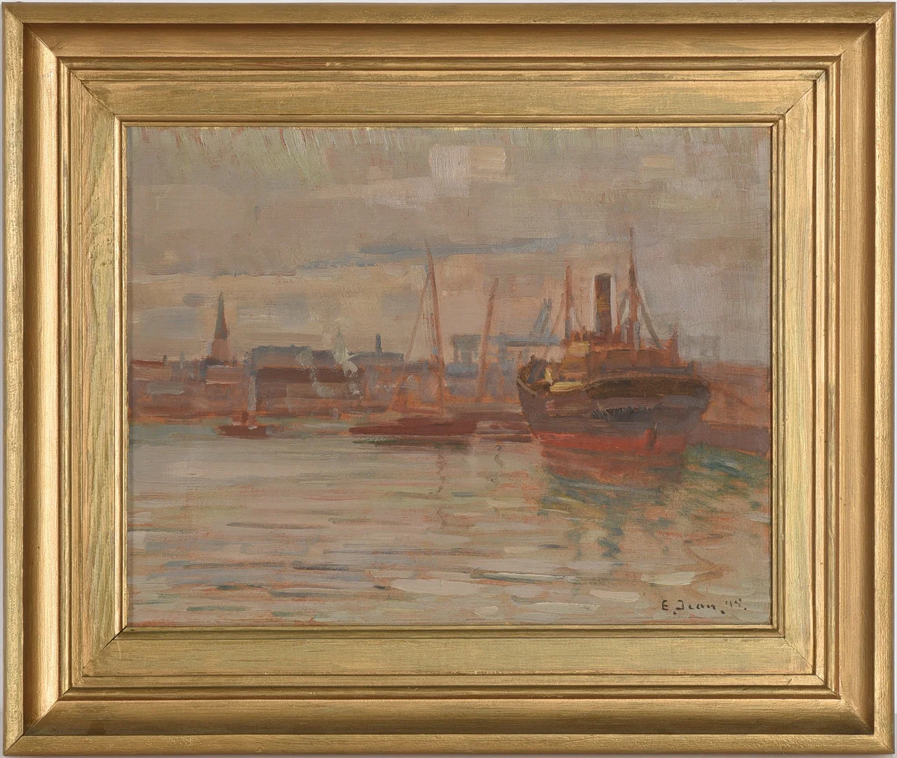 ERIK JEAN (1894-1970), oljemålning. — Paintings — Stockholms Auktionsverk Helsingborg