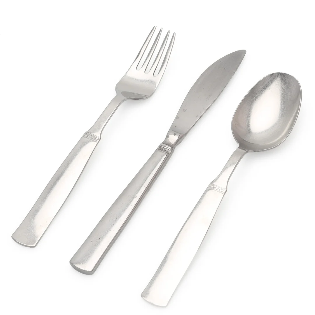 SVEN ARNE GILLGREN. Bestick, 31 delar, "Ranka", Gense. — Other metals — Auktionsmagasinet Vänersborg