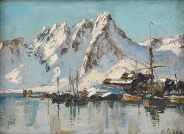 ANNA BOBERG. Motiv från Lofoten.