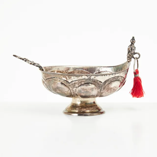 OTTO HENRIK SJÖBERG. Brännvinskåsa, silver, 1762, Falun.