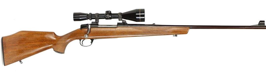 KULGEVÄR, fabrikat Huskvarna FFV, modell 1900, kaliber .308W, tillv.nr 514082, se-nr SE1912861. — Rifles — Walter Borg