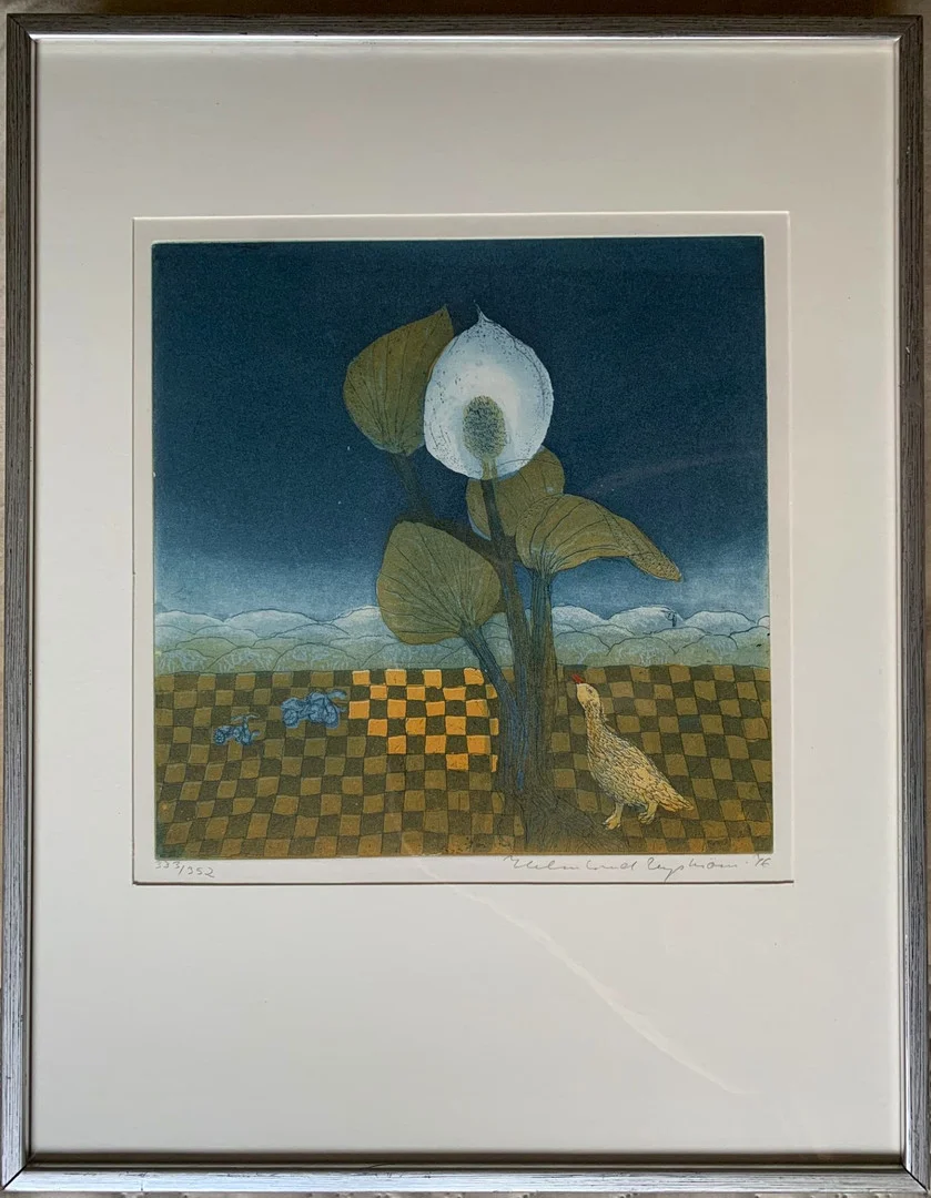 HELMTRUD NYSTRÖM. ETSNING, signerad, numrerad samt daterad -76. — Engravings & Prints — Höörs Auktionshall