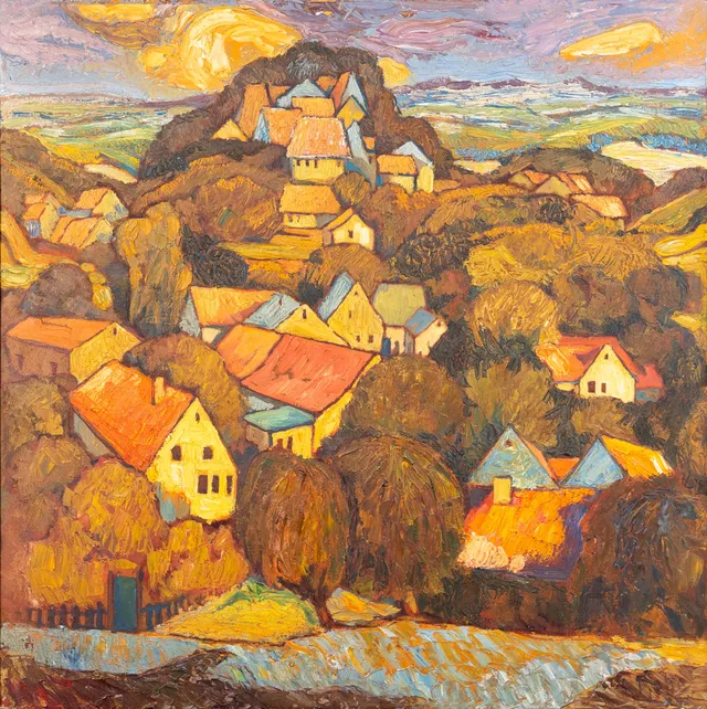 CARL BOHE (1895-1953). Dorf.