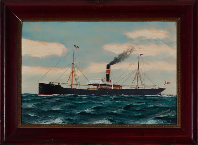 Gulbrandsen, Olaf — "D/S BJØRN, Lyngør" 1914