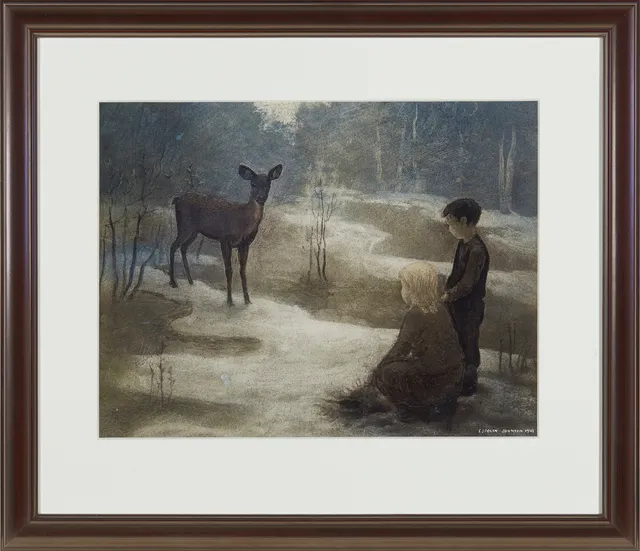 Johnson, Kaare Espolin — Møte i skogen, 1945