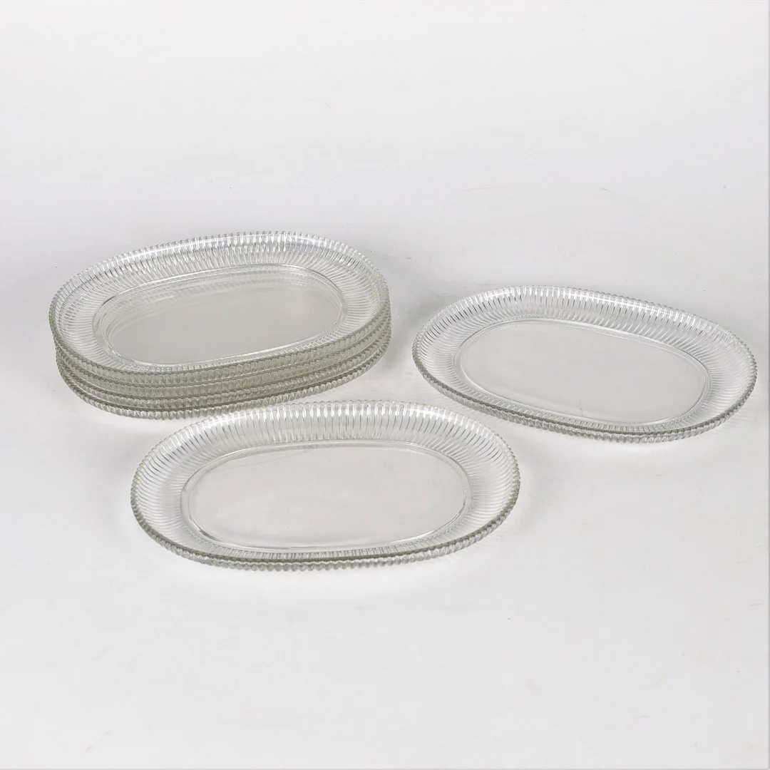 ARTHUR PERCY. 1886-1976, HUMMERTALLRIKAR "REFFLA", 6st, Gullaskruf. — Utility glass — Auktionsverket Engelholm