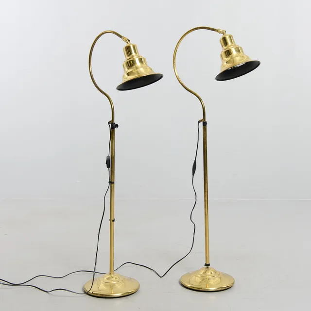 JAN WICKELGREN. Golvlampor, ett par, modell 19620, Aneta belysning.