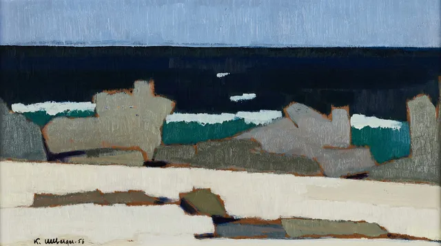 KURT ULLBERGER (1919–2008). Gotland, signerad, olja på duk.