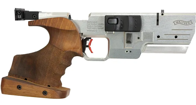 PISTOL, Halvautomatisk, fabrikat Walther, modell SSP-E, kaliber .22LR, tillv.nr WSP08372, se-nr SE3255692.